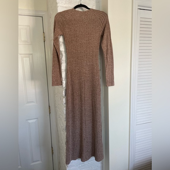 NWOT REFORMATION Lemon Dress - Heathered Cinnamon - Picture 5 of 16